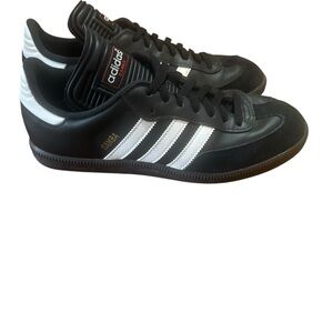 Adidas Samba Black with White Stripes M9 W10.5